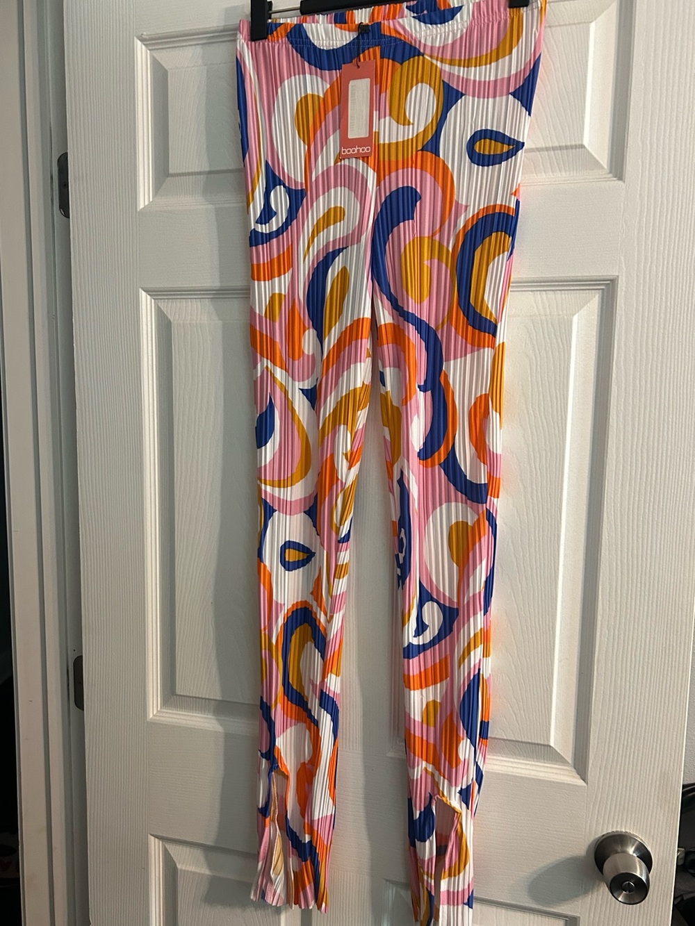 Abstract Pleated Trousers